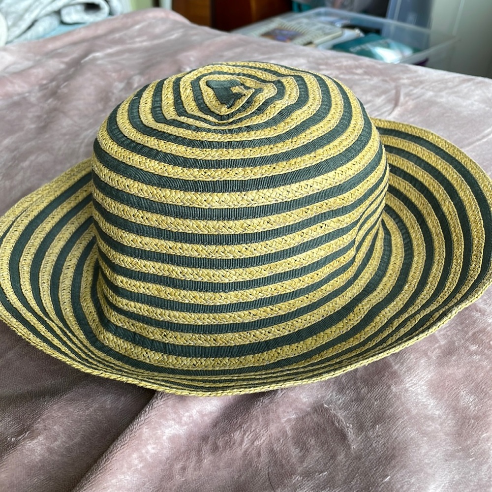 Vintage Striped Sun Hat